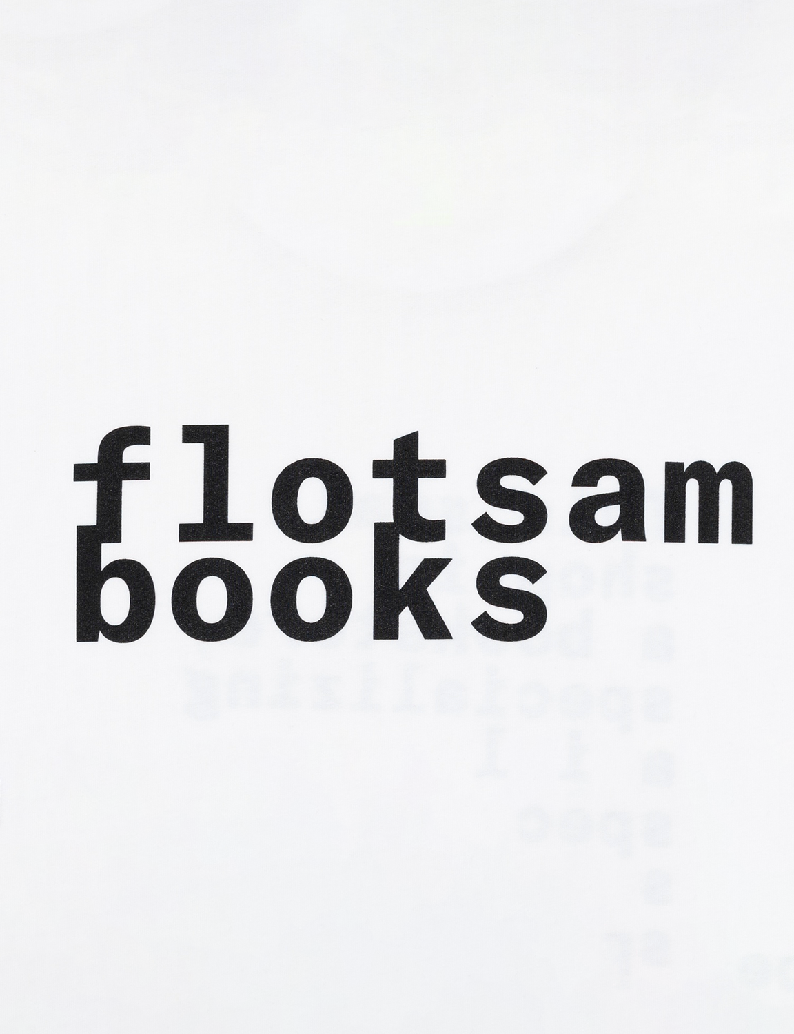 flotsam books- 'flotsam books' S/S TEE