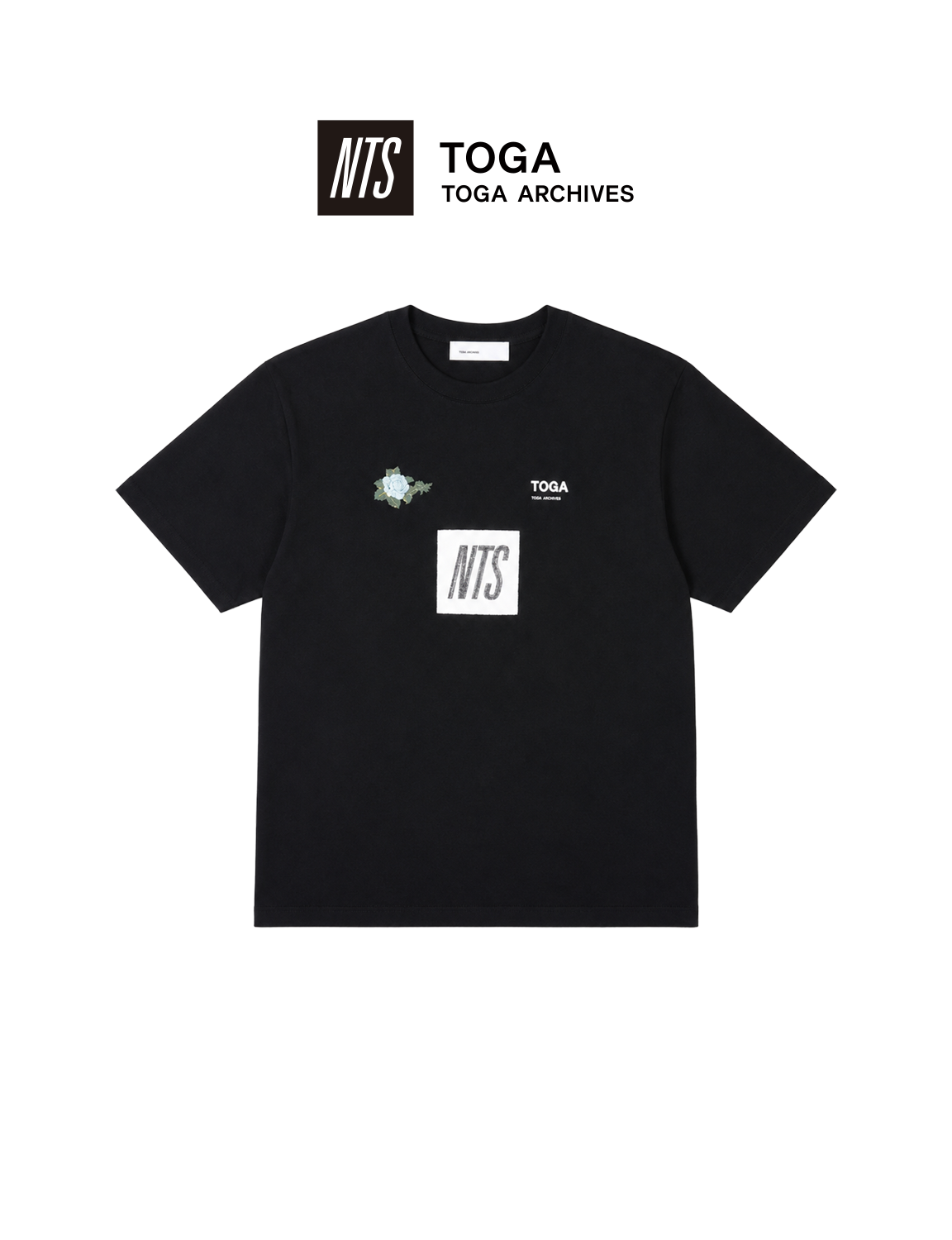 LOGO PRINT T-SHIRT TOGA × NTS