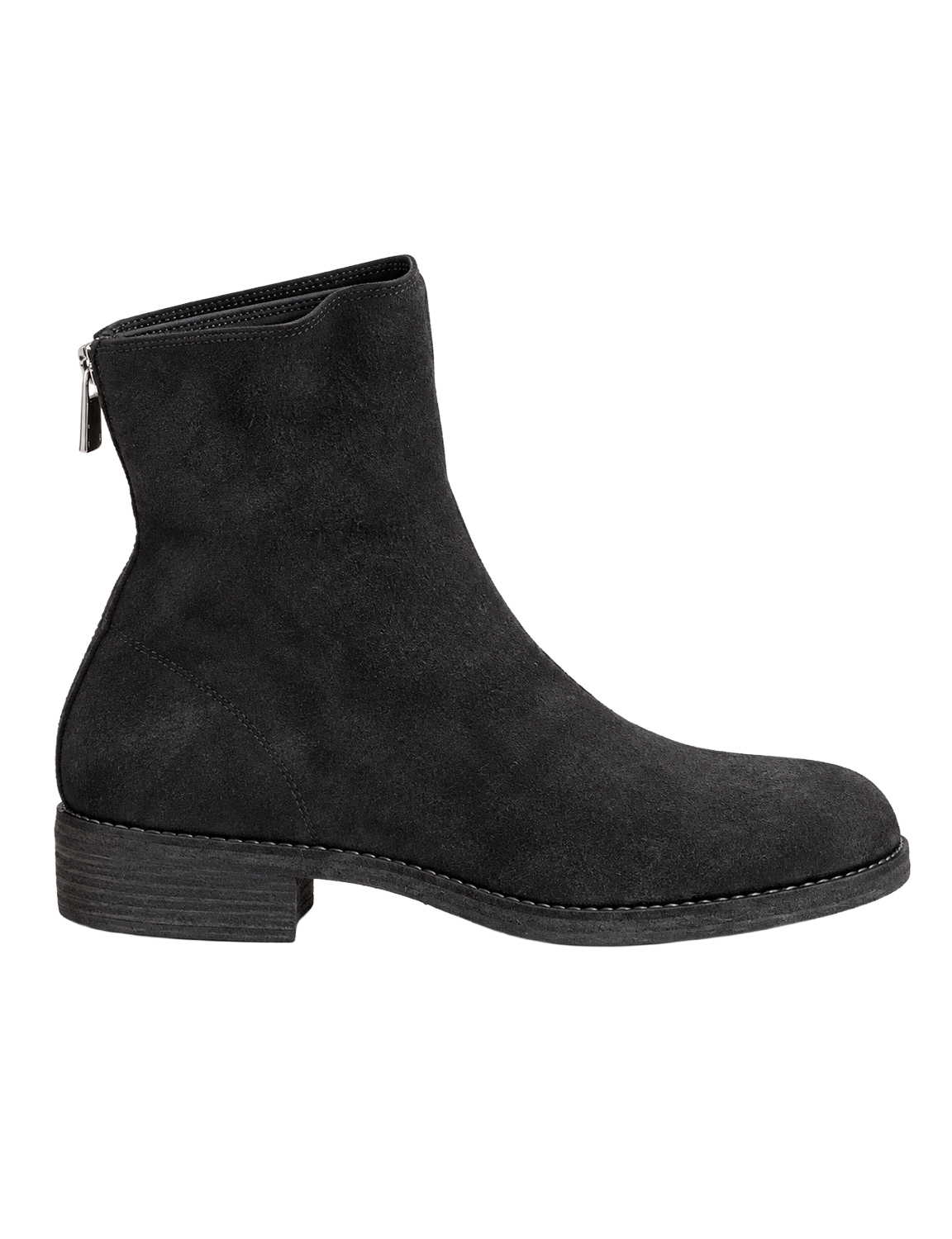 GUIDI(グイディ) 2026FW 796ZX BACK ZIP BOOTS LEATHER SOLE バックジップレザーブーツ ブラック サイド