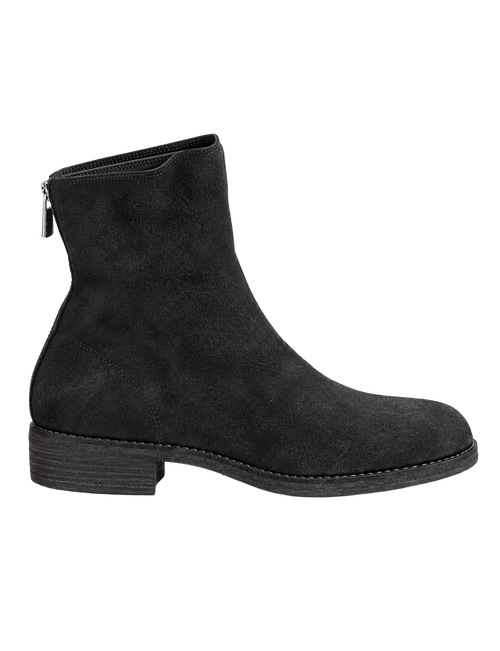 GUIDI(グイディ) 2026FW 796ZX BACK ZIP BOOTS LEATHER SOLE バックジップレザーブーツ ブラック サイド