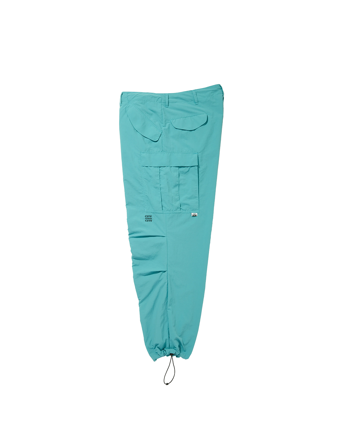 TASLAN NYLON OVER SIZE PANTS