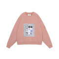 C.E CAV EMPT(シーイー) 2026FW MD TwoStep CREW NECK クルーネックスウェット ブラウン フロント