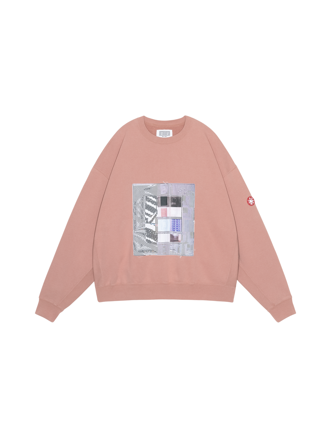 C.E CAV EMPT(シーイー) 2026FW MD TwoStep CREW NECK クルーネックスウェット ブラウン フロント