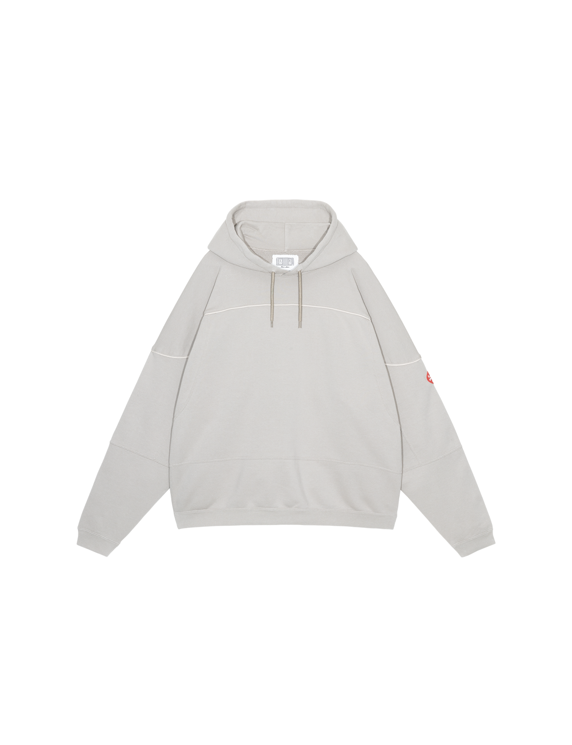 C.E CAV EMPT(シーイー) 2026FW SEPARATE TRACK HOODY プルオーバーパーカー ベージュ フロント