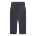 C.E CAV EMPT(シーイー) 2026FW WASHED COTTON CANVAS ONE TUCK PANTS コットンキャンバスワンタックパンツ ブラック フロント