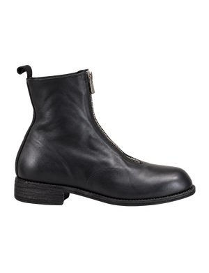 PL1 FRONT ZIP BOOTS LEATHER SOLE