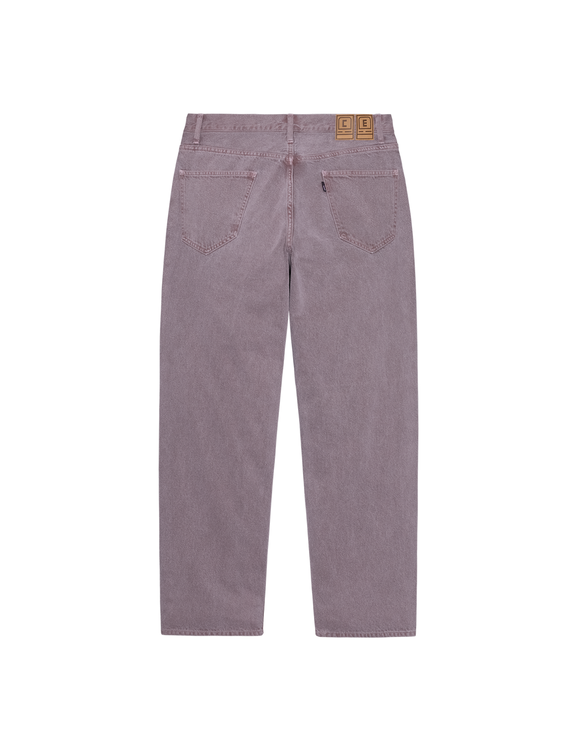 C.E CAV EMPT(シーイー) 2026FW 1992 COLOUR DENIM BROWN カラーデニムパンツ ブラウン バック