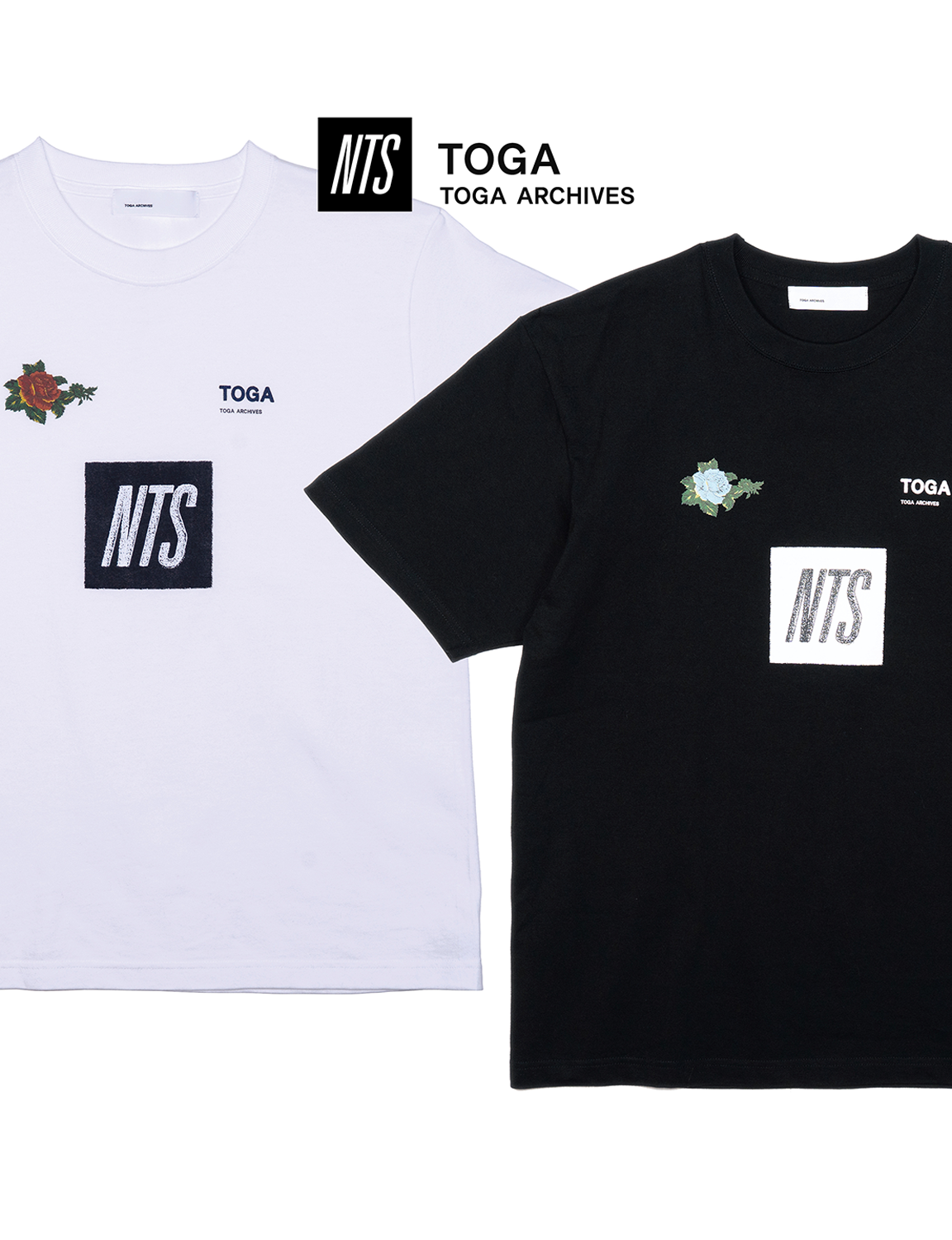 LOGO PRINT T-SHIRT TOGA × NTS