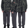 C.E CAV EMPT(シーイー) 2026FW DIGI8 FLANNEL BIG SHIRT フランネルビッグシャツ グリーン 着用イメージ