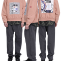 C.E CAV EMPT(シーイー) 2026FW MD TwoStep CREW NECK クルーネックスウェット ブラウン 着用イメージ