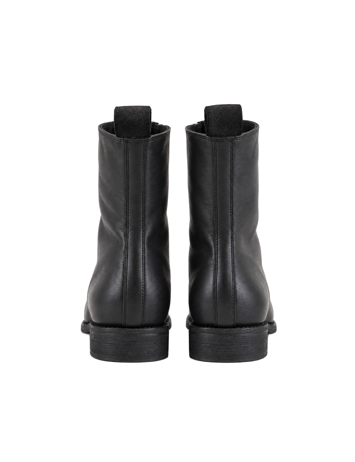 GUIDI(グイディ) 2026FW PL1 FRONT ZIP BOOTS LEATHER SOLE フロントジップレザーブーツ ブラック 両足 バック