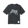 SATISFY(サティスファイ) 2026FW MothTech™ T‑Shirt ランニングTシャツ エイジドブラック フロント