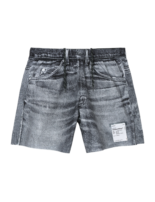SATISFY(サティスファイ) 2026FW AmbientWarp™ 5" Unlined Shorts ランニングショーツ ブラックデニム フロント