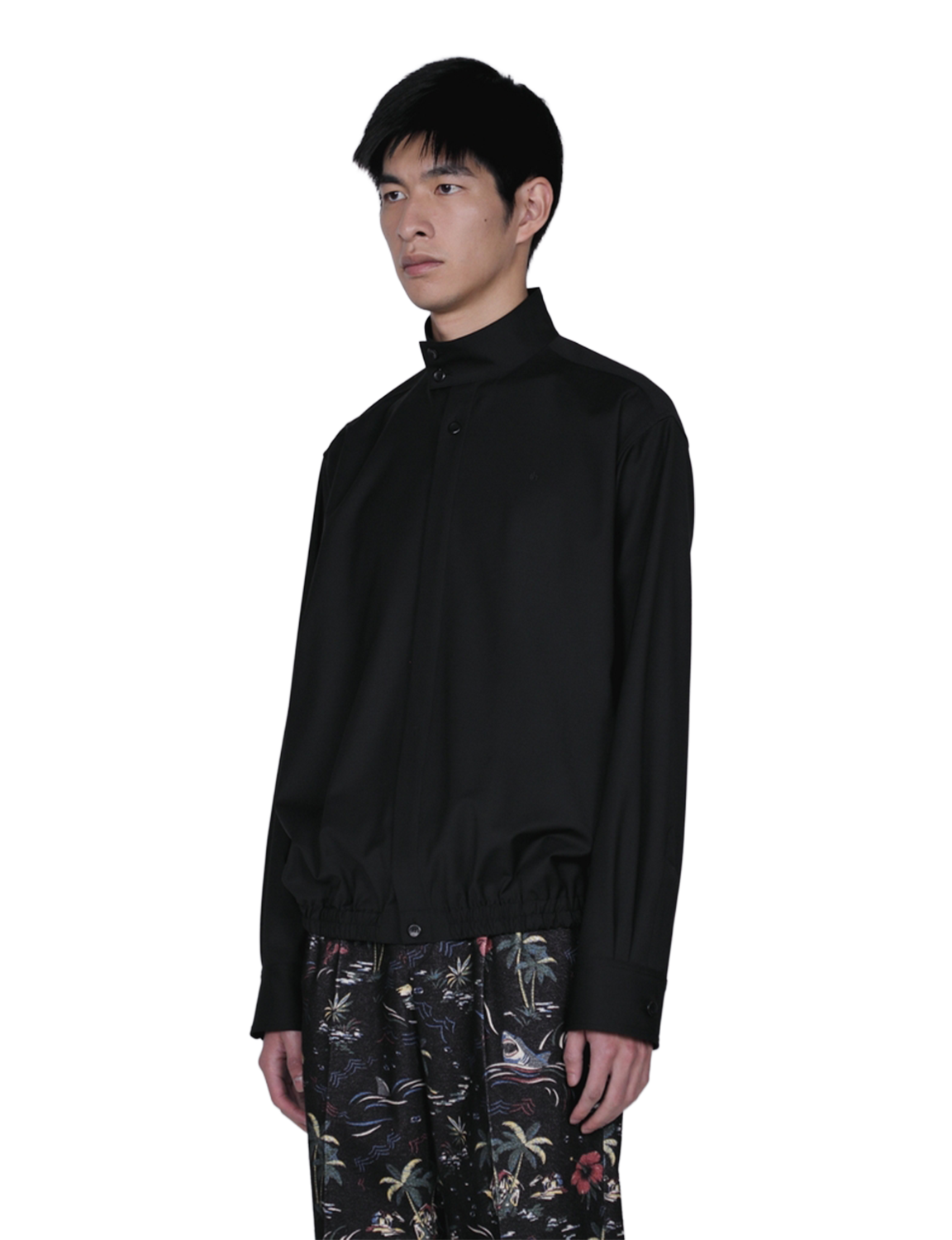 Stand Collar Volume Shirt