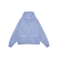 C.E CAV EMPT(シーイー) 2026FW OVERDYE LIGHT ZIP HOODY オーバーダイ ジップフーディー パープル フロント