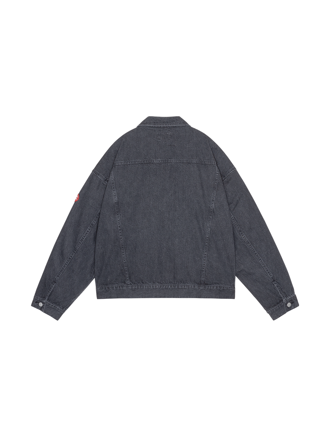 BLACK NEP DENIM TRUCKER JACKET