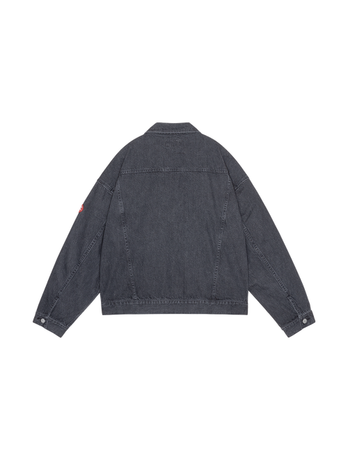 C.E(シーイー / Cav Empt) BLACK NEP DENIM TRUCKER JACKET ジャケット グレー 商品画像2
