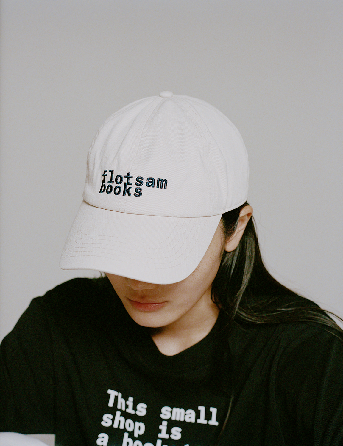 flotsam books- 'flotsam books' BASEBALL CAP