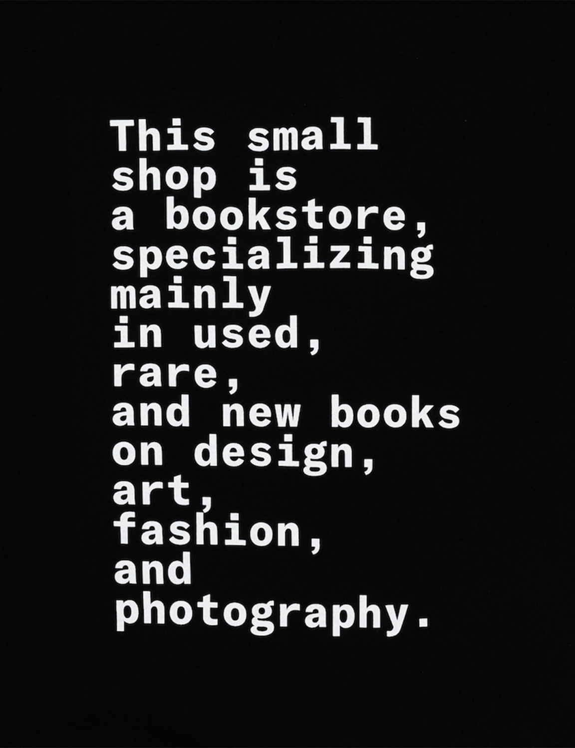 flotsam books- 'flotsam books' S/S TEE