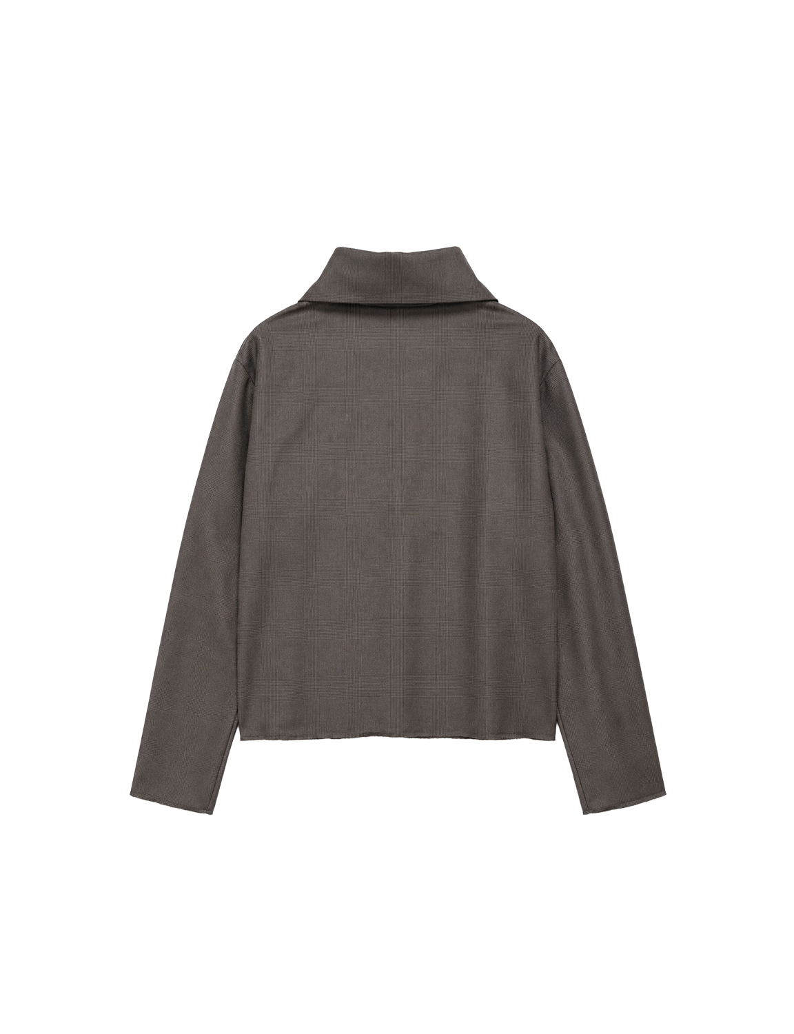 QUARTER NECK TAILORED SWEATER