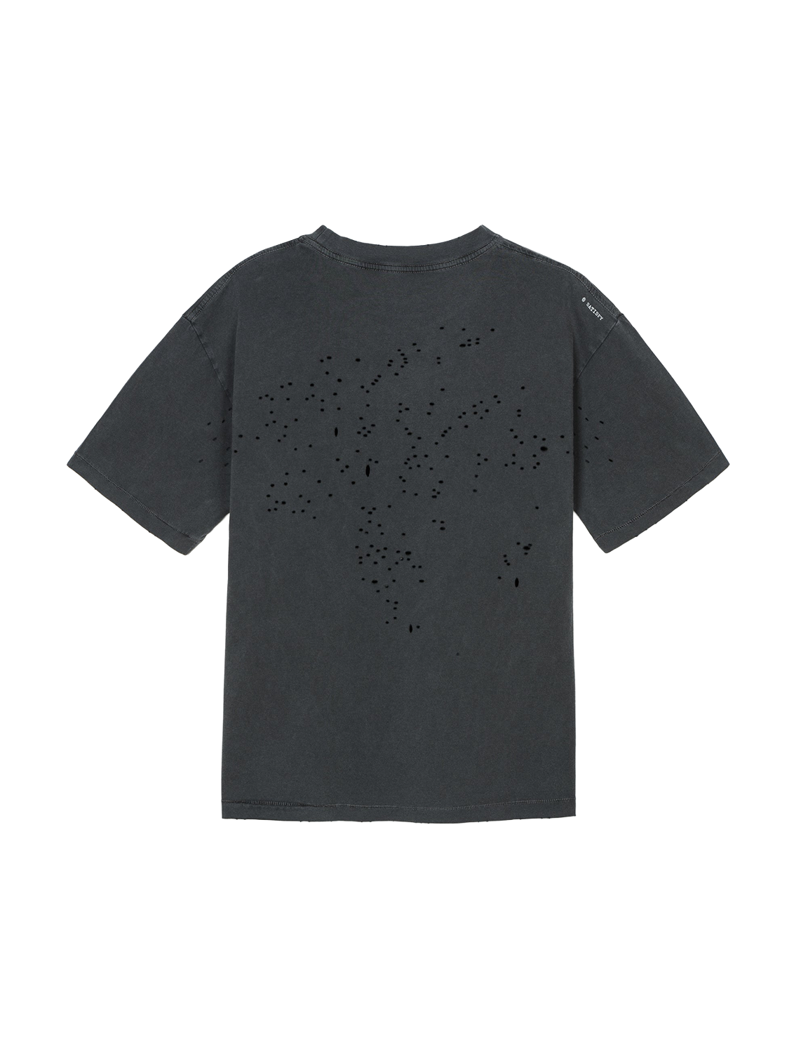 SATISFY(サティスファイ) 2026FW MothTech™ T‑Shirt ランニングTシャツ エイジドブラック バック