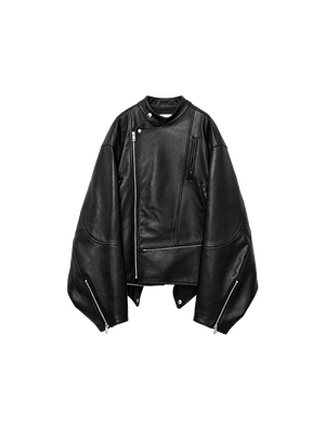 double-end vintage leather gt riders jacket