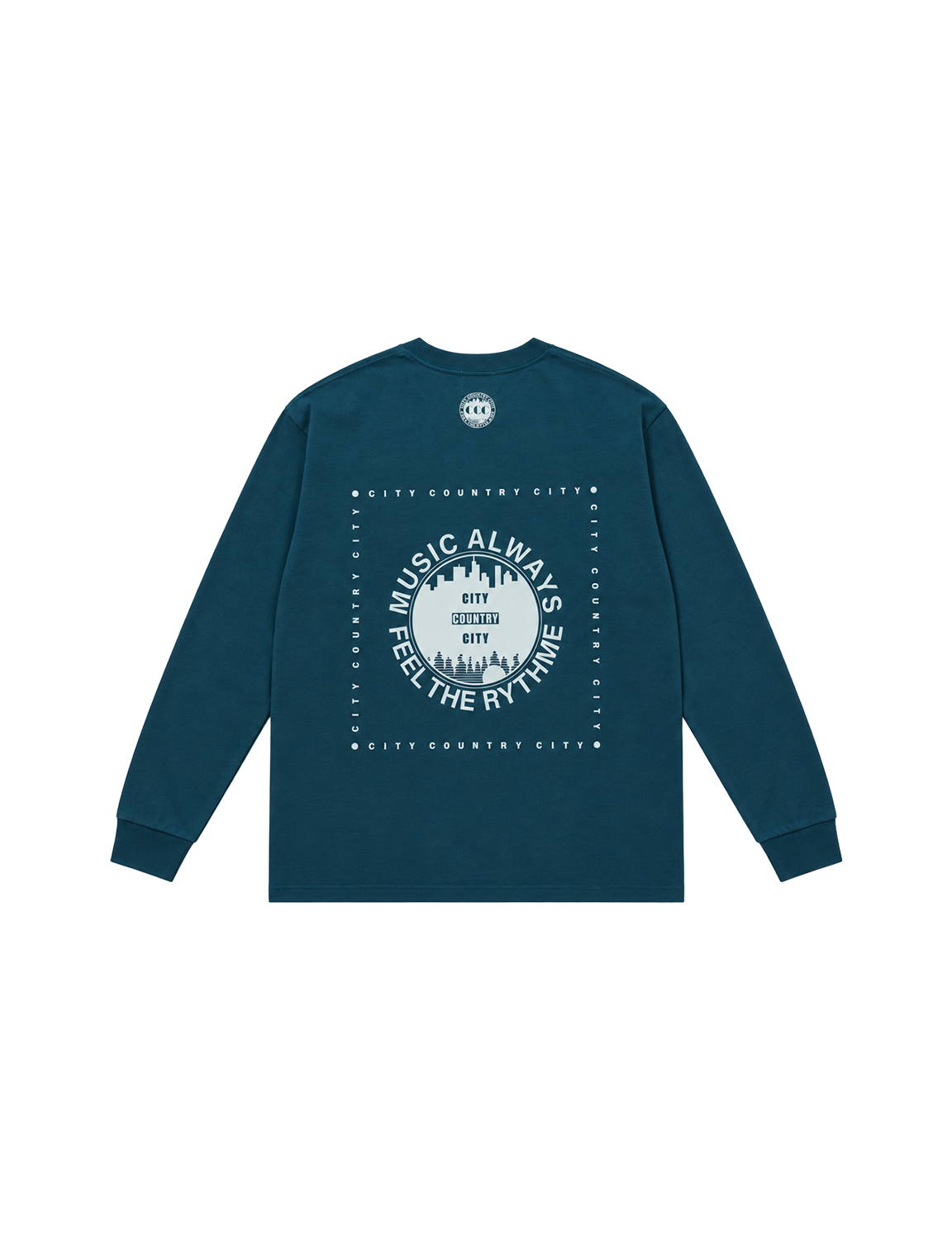 EMBROIDERY LOGO COTTON L/S T-SHIRT_CCC
