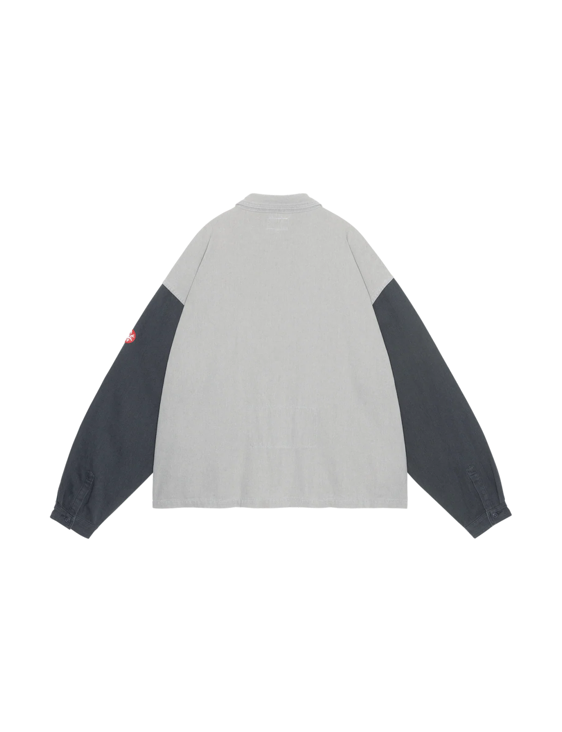 STRIPE CUT SHORT SHIRT JACKET