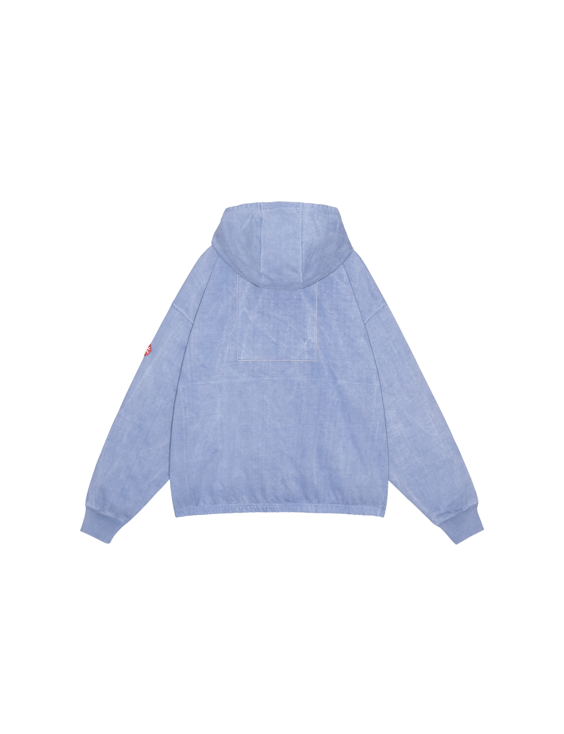 C.E CAV EMPT(シーイー) 2026FW OVERDYE LIGHT ZIP HOODY オーバーダイ ジップフーディー パープル バック