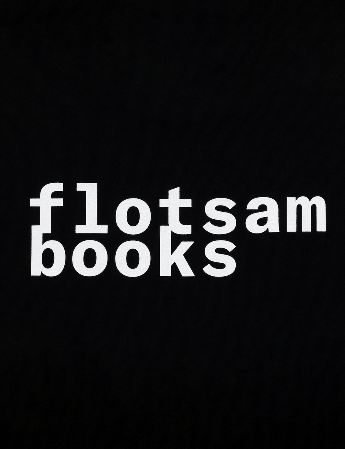 flotsam books- 'flotsam books' S/S TEE