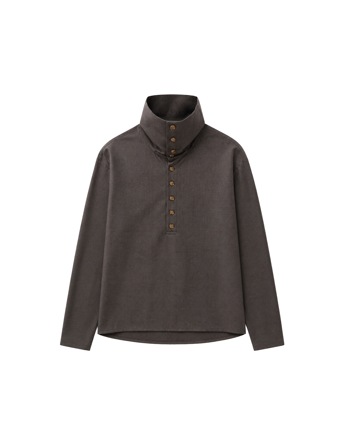 QUARTER NECK TAILORED SWEATER