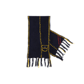 PHINGERIN(フィンガリン) 2026FW PG1 BIG SCARF フリンジ ビッグマフラー ネイビー 全体