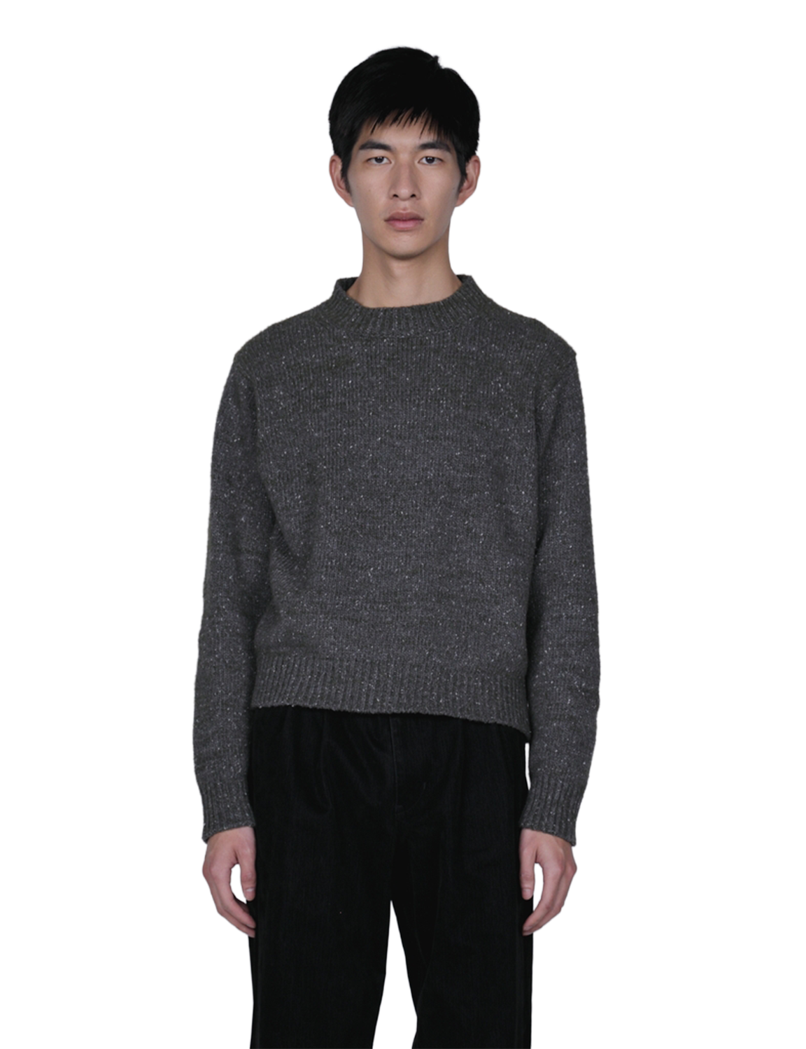 th products White Nep Knit Pullover (image 1)