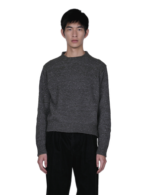 White Nep Knit Pullover