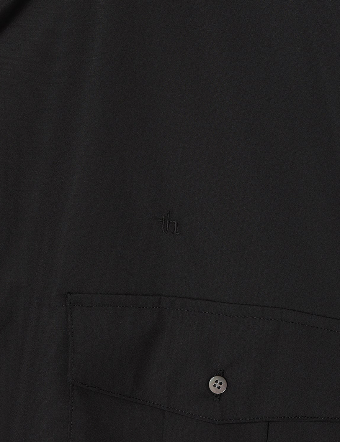 Stand Collar Big Shirt / white 