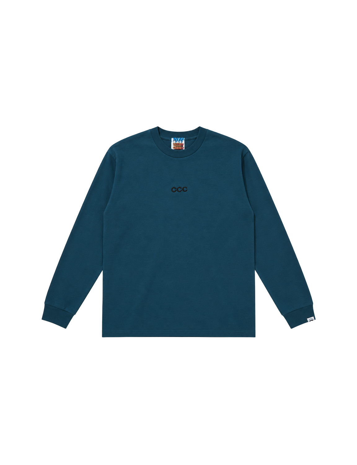 EMBROIDERY LOGO COTTON L/S T-SHIRT_CCC