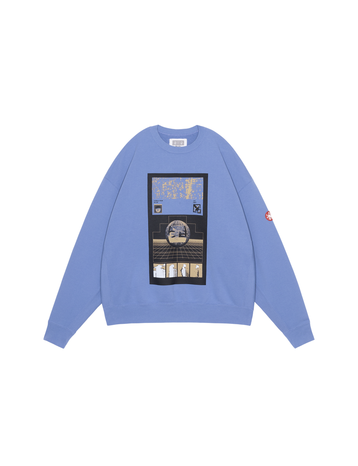 C.E AS SIGgrid CREW NECK