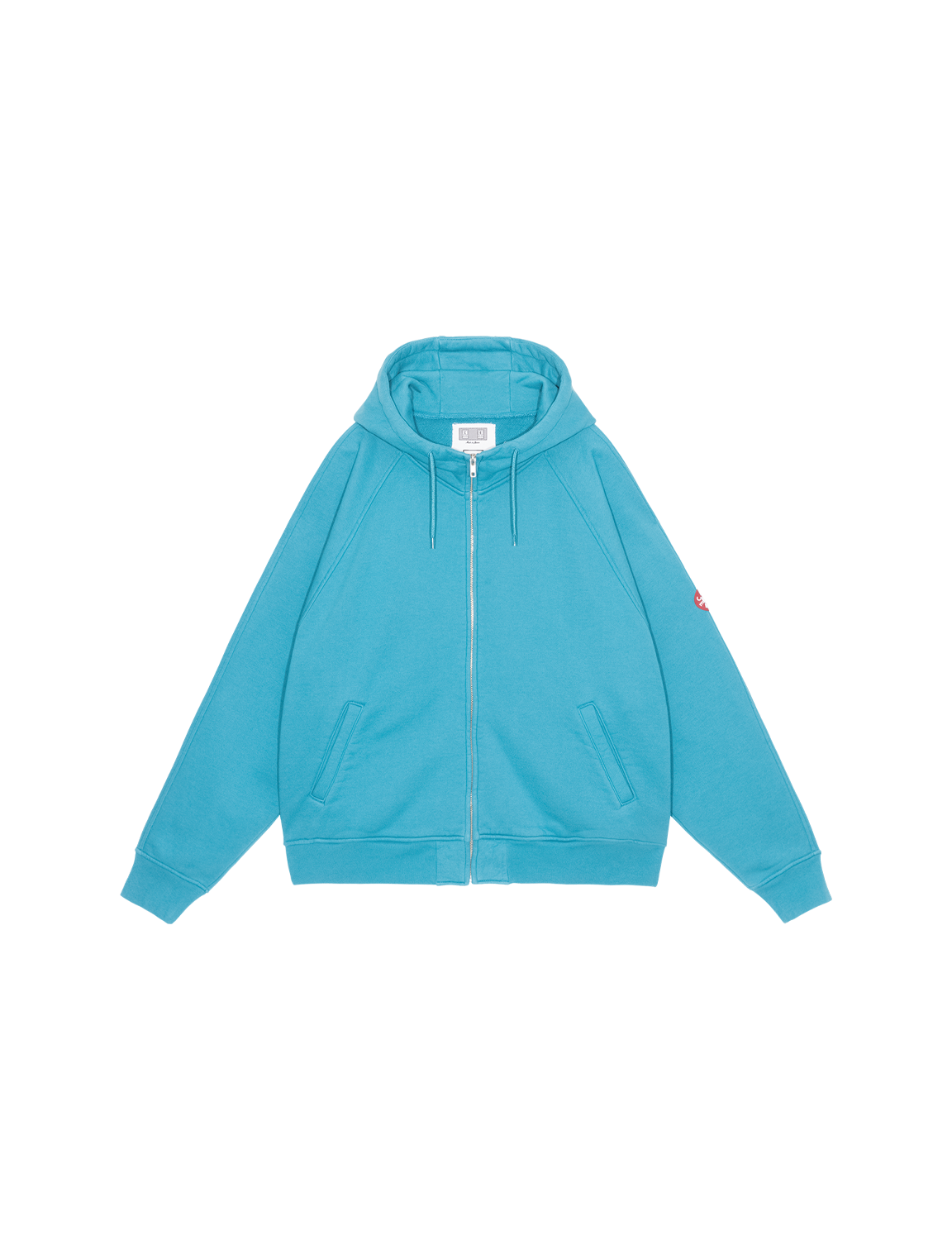C.E SOLID BIG HEAVY ZIP HOODY