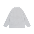 C.E CAV EMPT(シーイー) 2026FW FLEECE SNAP SHIRT フリースシャツ グレー バック