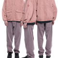 C.E CAV EMPT(シーイー) 2026FW OVERDYE LIGHT ZIP HOODY オーバーダイ ジップフーディー ブラウン 着用イメージ