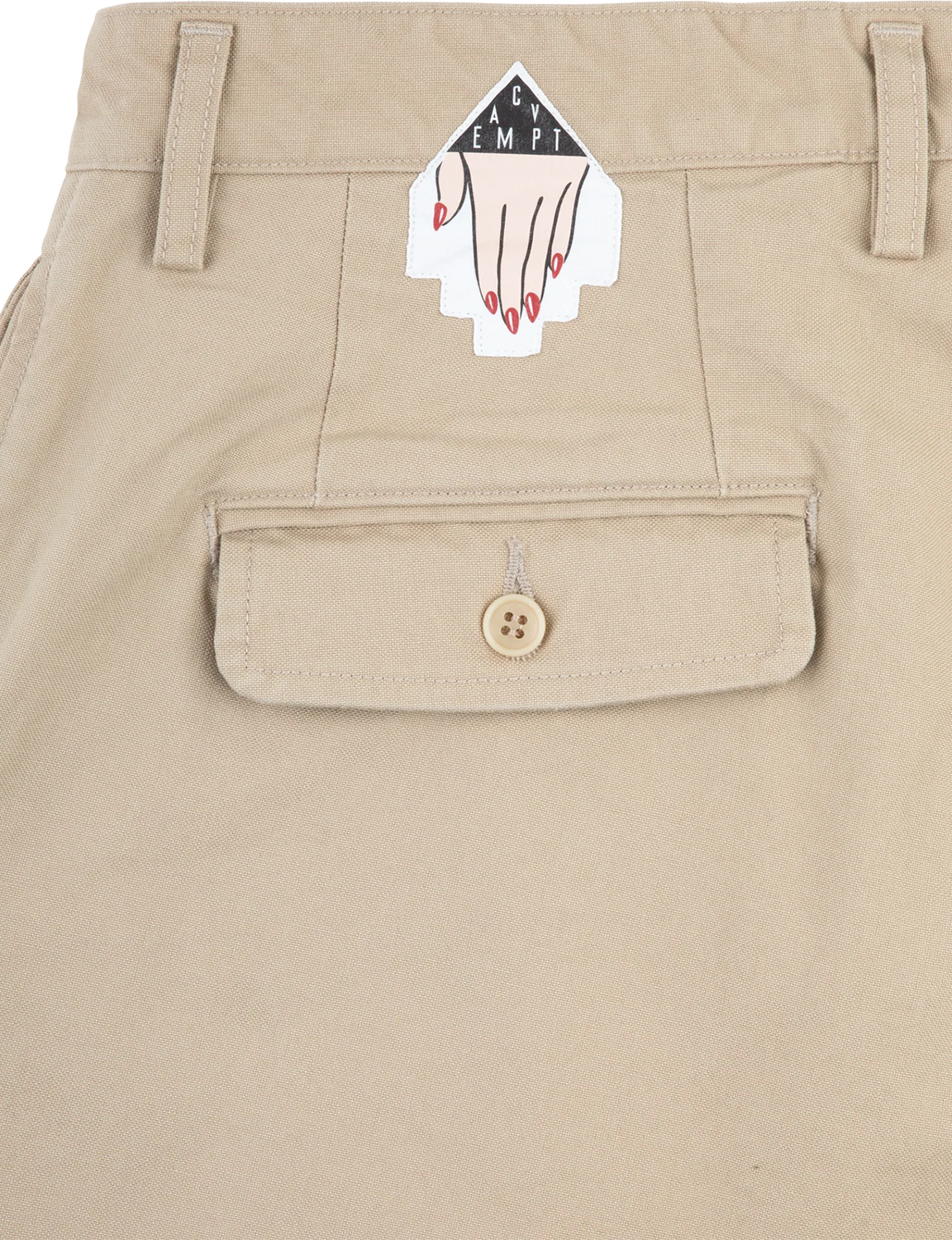 TWO TUCK DUCK PANTS BEIGE