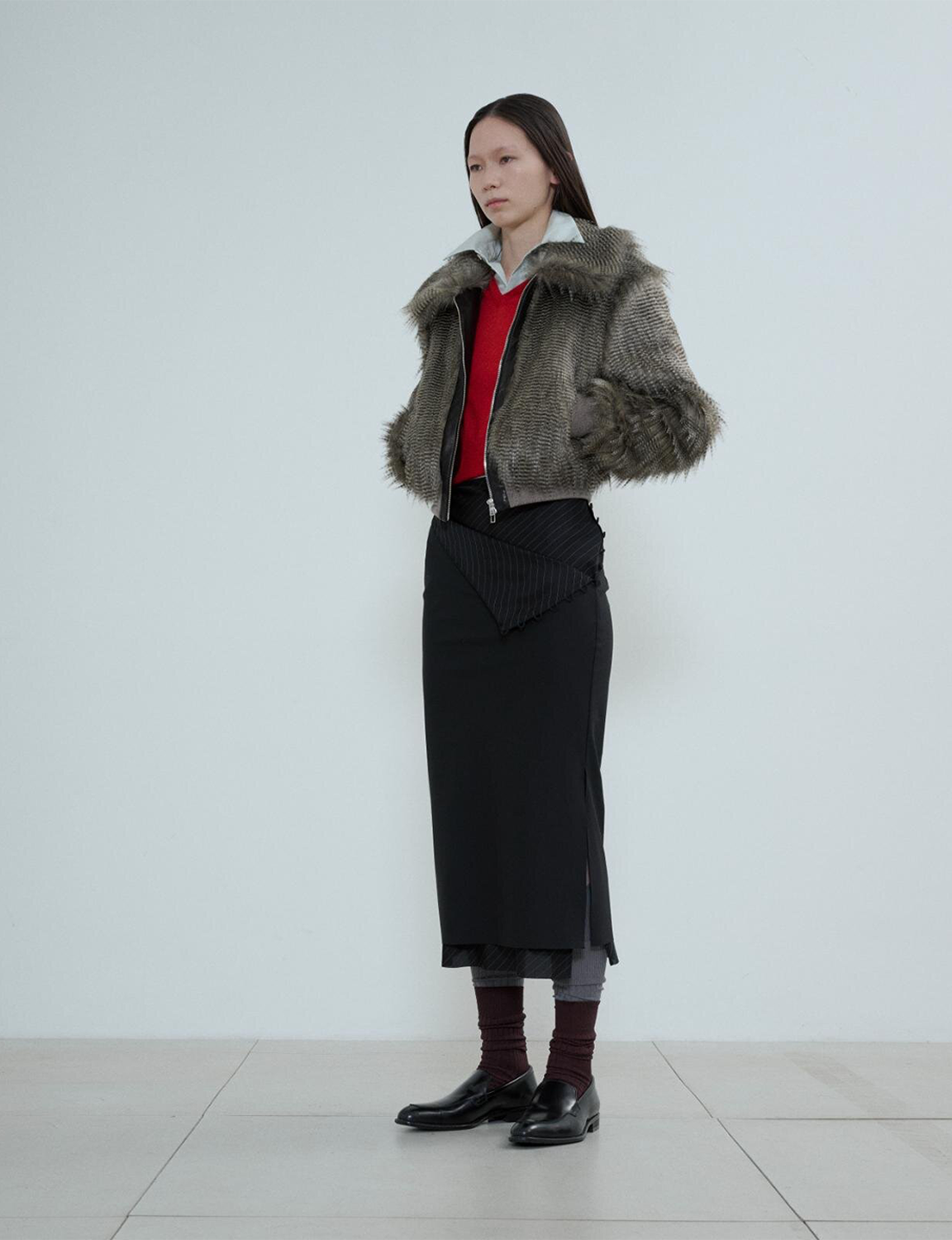 FAUX FUR BLOUSON