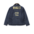 TOGA × Wrangler(トーガ × ラングラー) 2026FW DENIM JACKET ムートン衿のデニムジャケット ネイビー バック