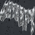 SATISFY(サティスファイ) 2026FW MothTech™ T‑Shirt ランニングTシャツ エイジドブラック フロントのグリッターロゴプリント