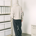 PHINGERIN(フィンガリン) 2026FW PG1 KNIT ニットジャケット グレー 着用イメージ バック