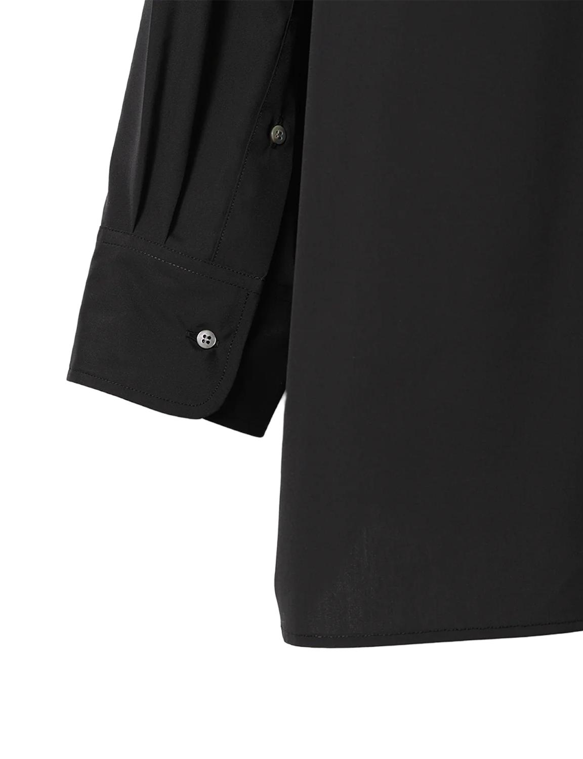 Stand Collar Big Shirt / white 