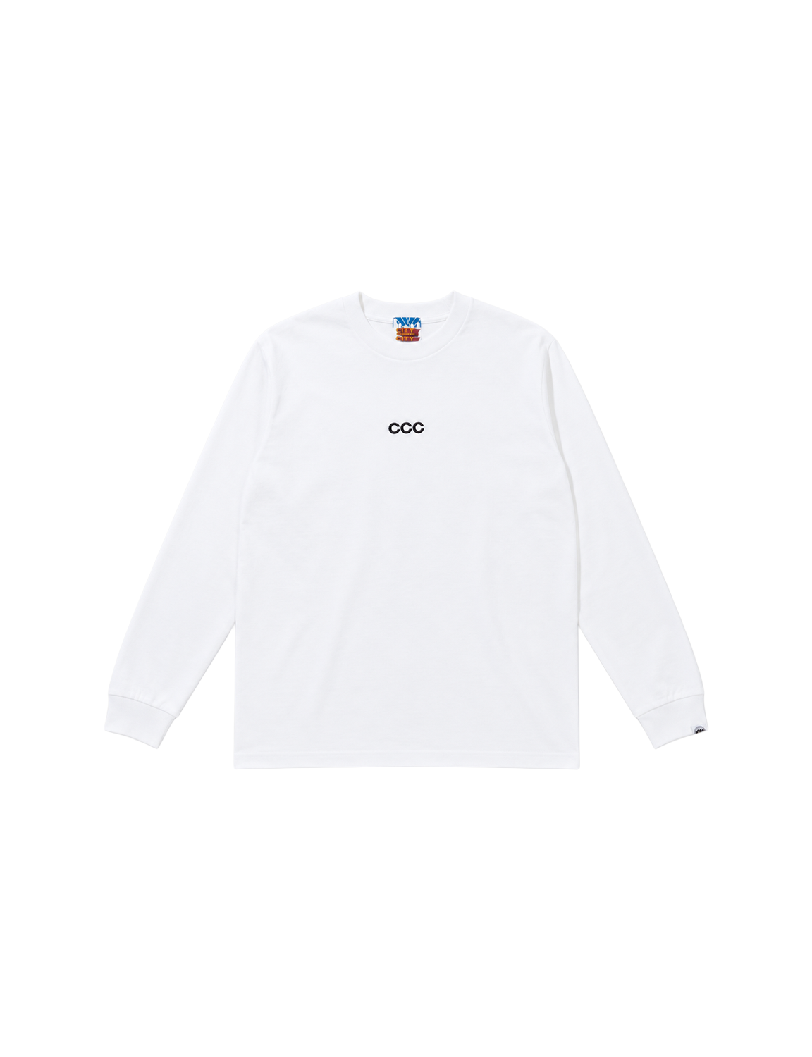 EMBROIDERY LOGO COTTON L/S T-SHIRT_CCC