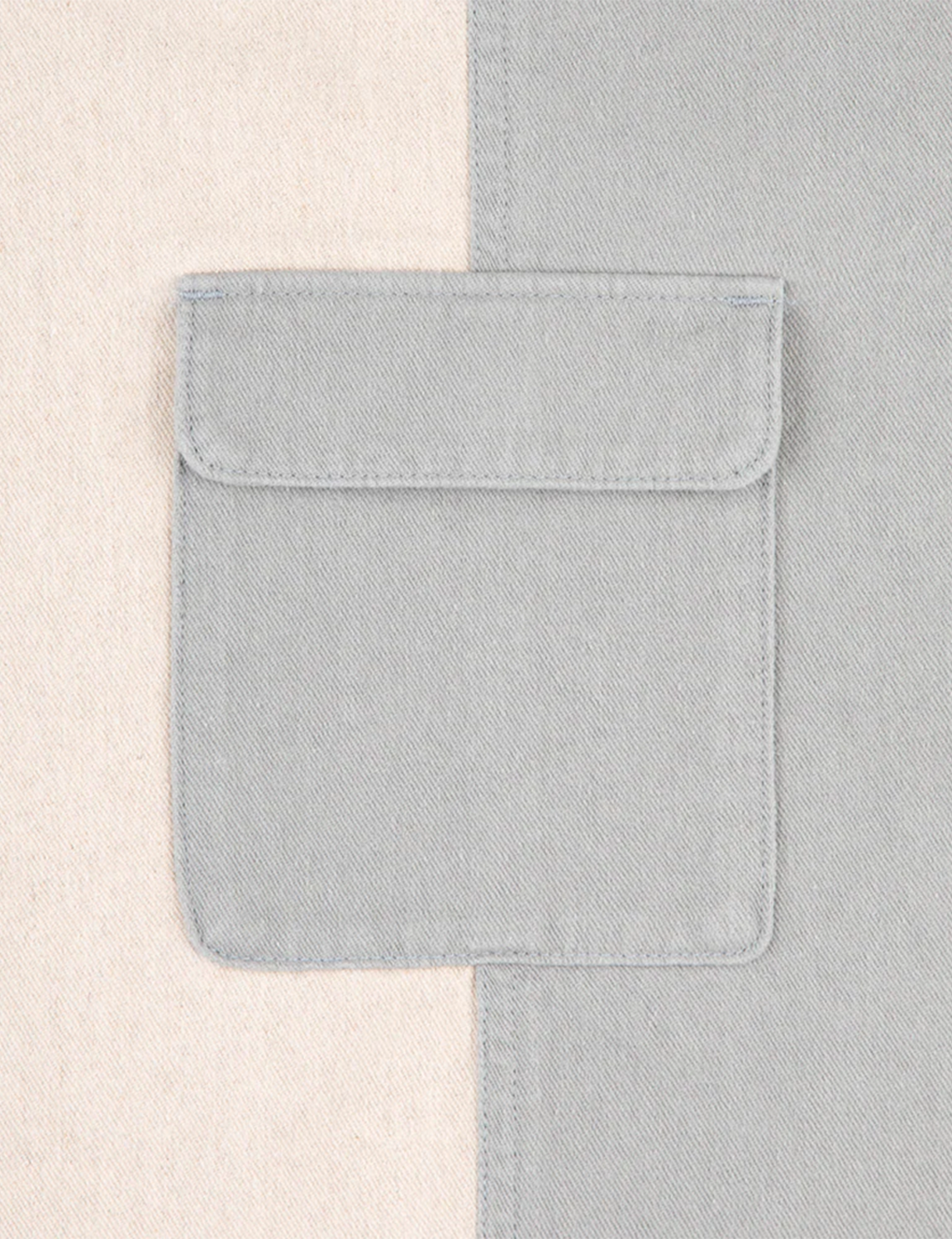 STRIPE CUT SHORT SHIRT JACKET