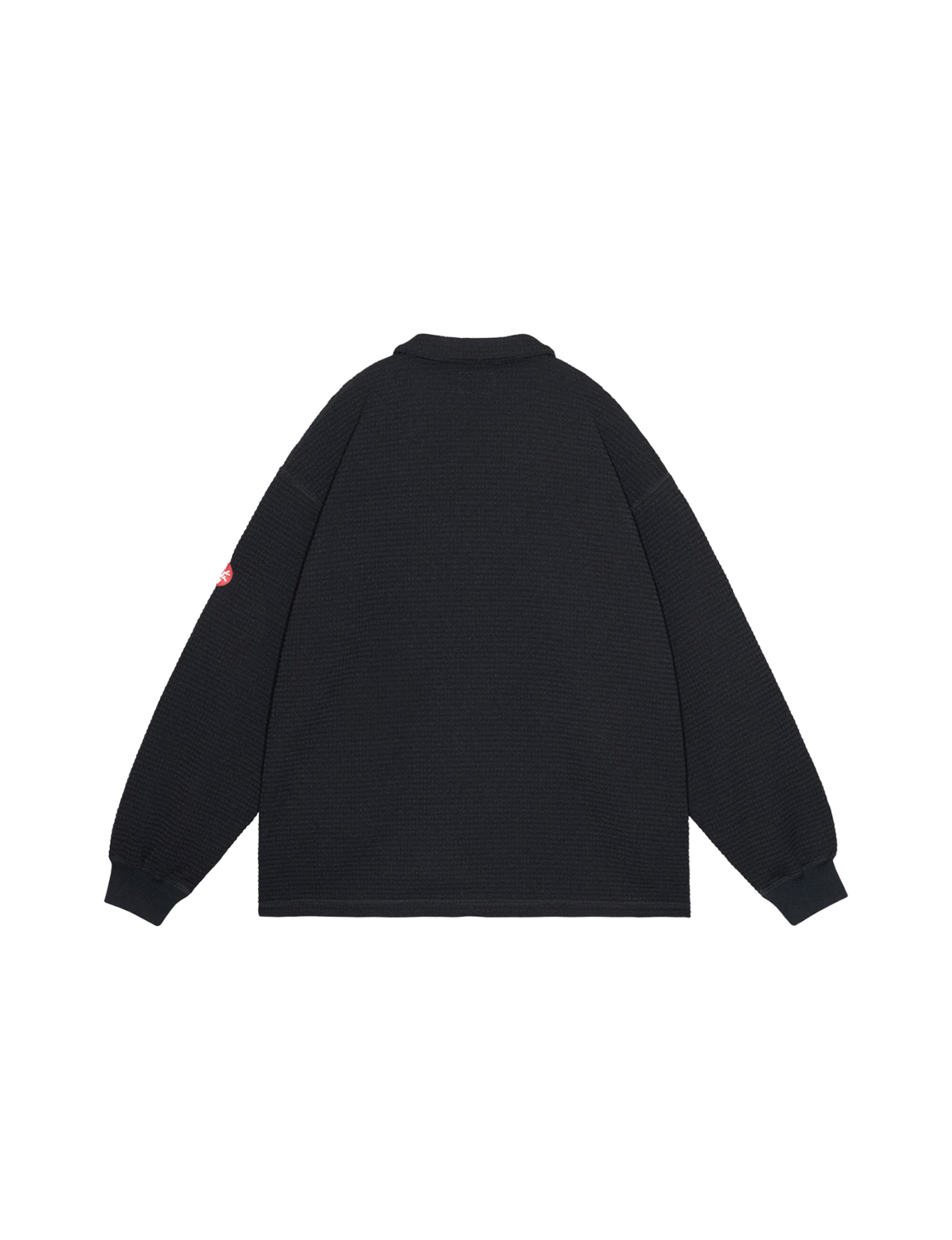 WAFFLE PE JERSEY ZIP SHIRT