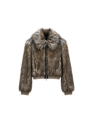 FAUX FUR BLOUSON